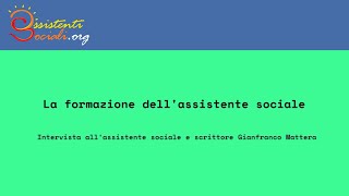 La formazione degli assistenti sociali [upl. by Wilmar]