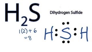 H2S Lewis Structure  How to Draw the Dot Structure for H2S [upl. by Yelmene628]