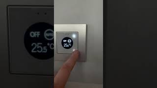 KNX терморегулятор Zennio Flat 55 Display Испания [upl. by Aleik]