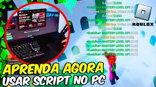 PASSO A PASSO 🍎 COMO USAR SCRIPT NO PC SEM EMULADOR  ROBLOX [upl. by Latrice]