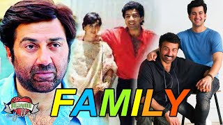 Sunny Deol Family With Parents Wife Son Brother Sister and Girlfriend [upl. by Hevak976]