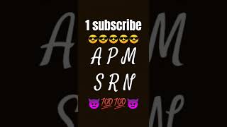 Jinka naam APMSRN se shuru hota hai wo Apne naam ke liye like and subscribe nimrabucha naseerudins [upl. by Raycher]