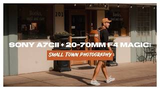 Sony A7cii  2070mm f4 Magic Small Town Photography [upl. by Ydnyc231]