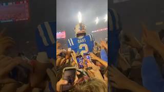 Jaxson Dart celebrates after Ole Miss Defeats Georgia in Oxford 11924 rebels olemissfootball [upl. by Otreblide810]