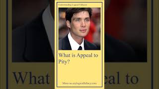 What is Appeal to Pity Vertical Video  Logical Fallacy Definition and Example [upl. by Olympe]