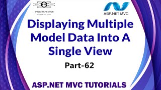 62  Displaying Multiple Model Data Into A Single View In ASPNET MVC  MVC Tutorials HindiUrdu [upl. by Ykcir700]