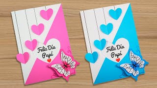 💗🥰LINDA TARJETA PARA EL DÍA DEL PADRE 🌷💗 Fathers Day Card  Tarjeta hecha a mano Brothers Day [upl. by Damales82]