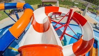 Cool Kids Water Slides  Aquatopia Prairiewood [upl. by Anaicilef]