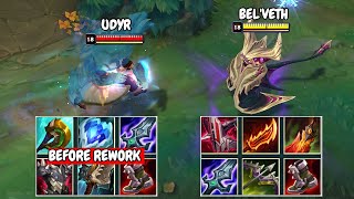 BEFORE REWORK UDYR vs BELVETH FULL BUILD FIGHTS amp Best Moments [upl. by Arlyne]