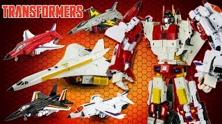 Transformers Superion Oversized JuJiang JJ02 Jet Commaner 5 Airfighter Combine Robot Toys [upl. by Kev]