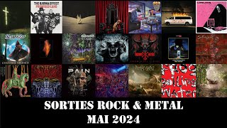 Sorties dAlbums Rock amp Metal Mai 2024 [upl. by Kittie]