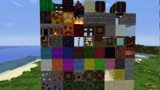 Minecraft HD Texture Pack Review  Sphax PureBD Craft 128x [upl. by Leinahtan]