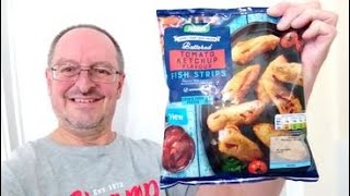 Asda Tomato Ketchup Flavour Fish Strips  Food Review [upl. by Arielle]