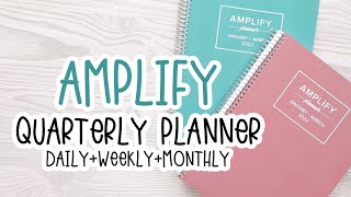 AMPLIFY PLANNER REVIEW  Daily  Weekly  Monthly in ONE  HanCanPlan [upl. by Skyla]