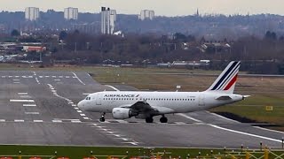 Birmingham Airport Air France Wonky Lineup [upl. by Uke129]