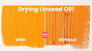 Drying Linseed Oil by Winsor amp Newton [upl. by Yrmac]