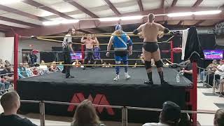 Blue Bolt amp Tony Telesca vs Brymstone amp Murdo Brown Dec 2nd 2023 AWA PRO Pascagoula MS [upl. by Lithea]