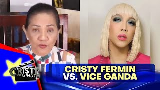 Cristy Fermin may banat kay Vice Ganda [upl. by Ecnarrat]