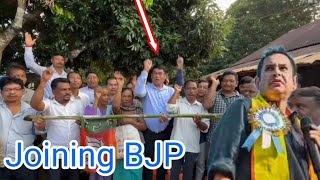 Twithampui krisnapur bidhansoba ni Tiprasa rok BJP no chajagwi joining khaika [upl. by Noam]