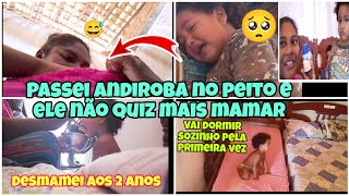 DESMAMEI MEU BEBÊ AOS 2 ANOS E 2 MESES E VAI DORMIR SOZINHO PELA PRIMEIRA VEZ [upl. by Wheeler]