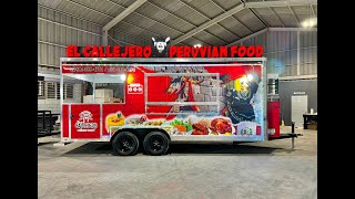 foodtrailer  remolques RDN 8x20pies wrap El Callejero streetfood Utah [upl. by Roth]