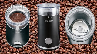 Silvercrest Electric Coffee Grinder Unboxing Testing [upl. by Araldo]