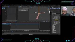 Day27  Rigging and Animation  Learning Blender  Veer is Live [upl. by Makell]