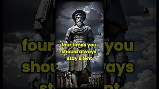 4 Times You Should ALWAYS Stay Silent stoicism [upl. by Rand]