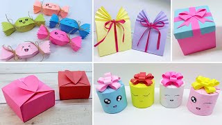 5 Cách làm hộp quà dễ thương – Hướng dẫn cách gấp hộp quà – DIY How to make Gift Box – Liam Channel [upl. by Lukey]