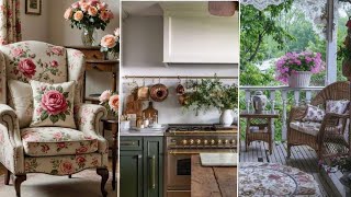 Vintage country charm Beautiful cottage farmhouse decorating ideas [upl. by Yenoh]