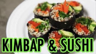 Difference between Kimbap and Sushi KWOW 82 [upl. by Ame]