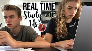 1 Hour Real Time Study With Us with Break ✨ [upl. by Alyhs413]