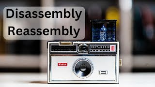 Kodak Instamatic 100 Disassembly and Reassembly [upl. by Hayarahs]