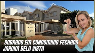 SOBRADO EM CONDOMÍNIO FECHADO À VENDA  JARDIM BELA VISTA CAMPO GRANDE MS [upl. by Hoffert]