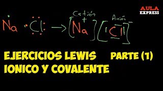 ✅ QUÍMICA EJERCICIOS ESTRUCTURA LEWIS Covalente Iónico BACHILLERATO AULAEXPRESS [upl. by Diena108]