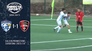 Calcio Promozione  MacomereseAbbasanta 11 Highlights [upl. by Lanita]