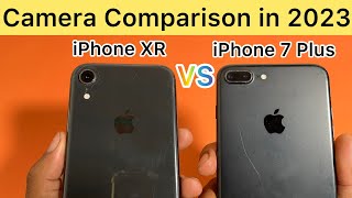 IPhone 7Plus VS iPhone XR Camera Comparison in 2023 🔥  Detailed Camera Test in Hindi⚡ [upl. by Earb]