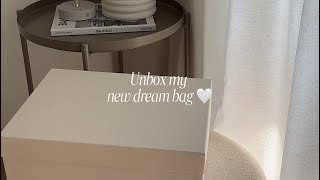 Unbox my new dream bag🤍 unboxing polene polenecyme [upl. by Toni150]