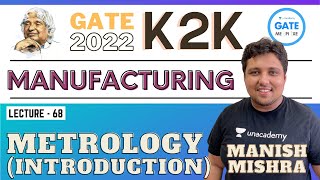 Metrology amp Inspection  L 68  INTRODUCTION  GATEESE 2022  Manish Sir [upl. by Donald858]