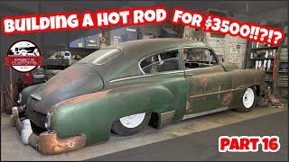 3500 DOLLAR RAT ROD BUILD PART 16 TURBO AIR BAGS AND CUSTOM CHASSIS BUILD HOT ROD BUDGET BUILD [upl. by Tound]