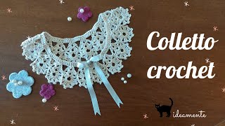 COLLETTO CROCHET  Tutorial uncinetto [upl. by Pero]