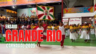 Grande Rio 2025  Ensaio de Quadra [upl. by Jutta]