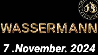 Horoskop Wassermann und Tarot Donnerstag 7 November 2024 [upl. by Lorraine]