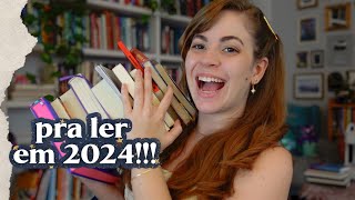 lista de 12 livros pra ler em 2024 [upl. by Atrice789]