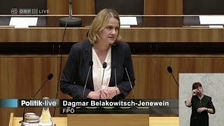 Dagmar BelakowitschJenewein  Apothekengesetz  10112016 [upl. by Joey]