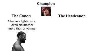 Headcanon vs Canon League Champions [upl. by Annaesor280]