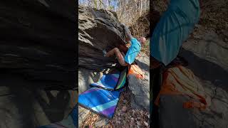 Wissahickon Bouldering  Unpossible V4 [upl. by Wenoa]