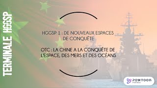 TERMINALE HGGSP LA CHINE A LA CONQUETE DE LESPACE DES MERS ET DES OCÉANS [upl. by Woolson]