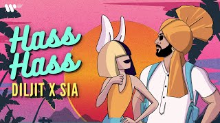 Hass Hass Official Video Diljit X Sia [upl. by Aicatan]