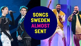 Eurovision Songs Sweden Almost Sent 1959  2024  Second Places in Swedish National Finals [upl. by Nannie346]